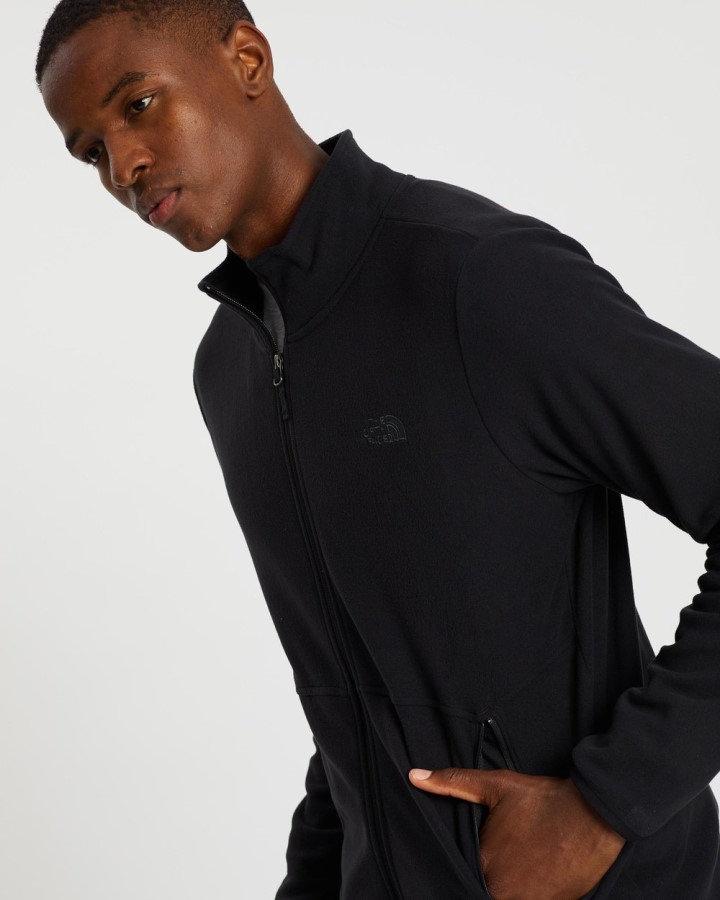 Tka Glacier מעיל רוכסן מלא The North Face שחור ושחור