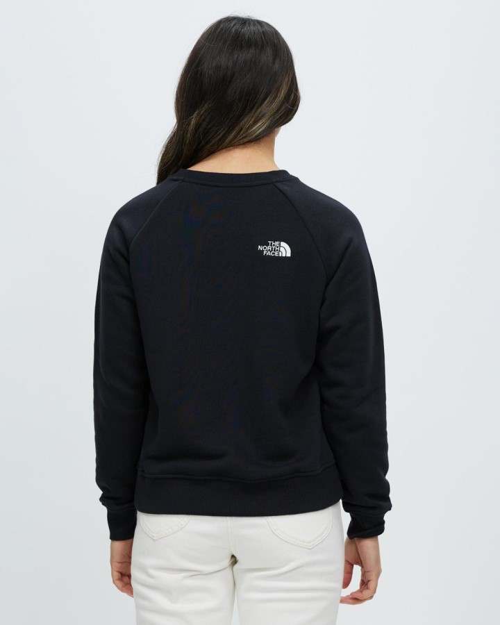 לוגו פשוט שחור Raglan Crew The North Face