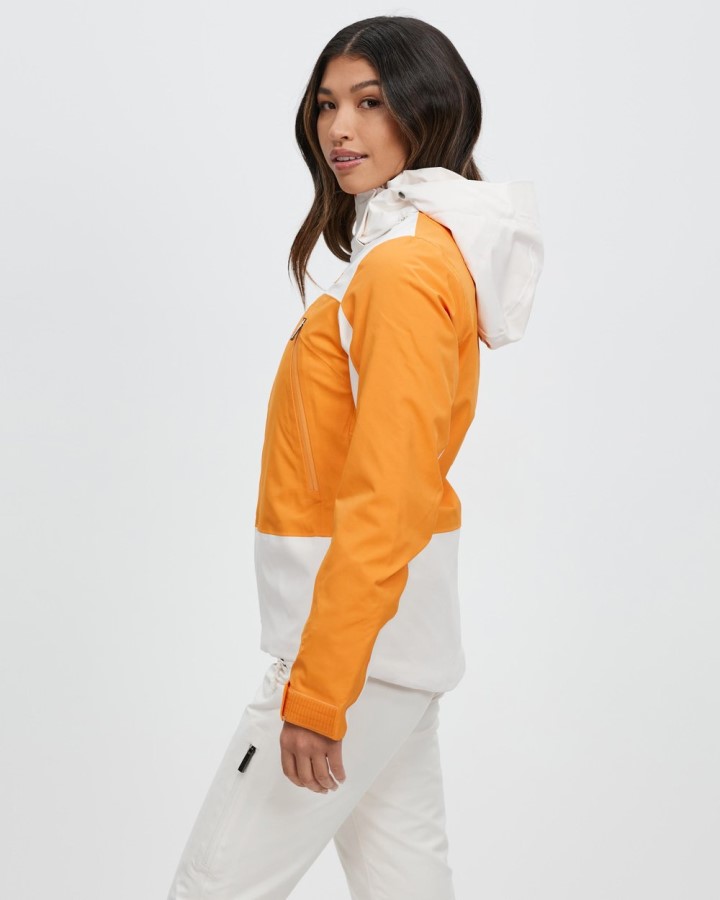 ז\'קט לנדדו כתום ולבן