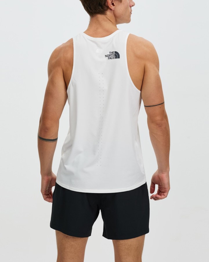 טנק ריצה חסר משקל הפנים הצפוני לבן