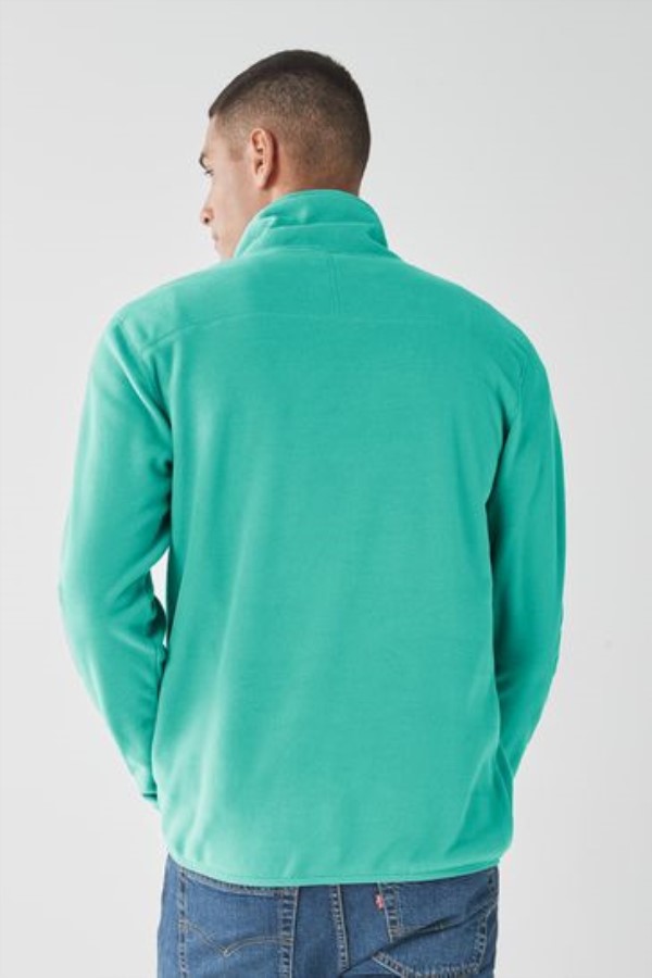 100 Glacier Quarter Zip Fleece מנטה ירוק החזית הצפונית