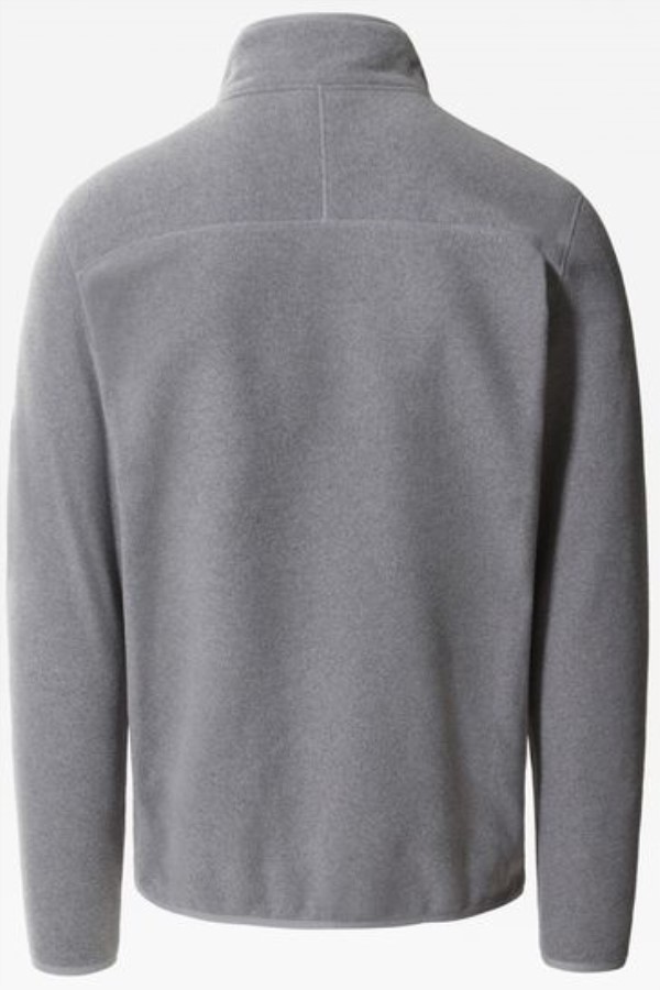 100 Glacier Quarter Fleece החזית הצפונית אפור