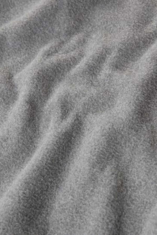 100 Glacier Quarter Fleece החזית הצפונית אפור