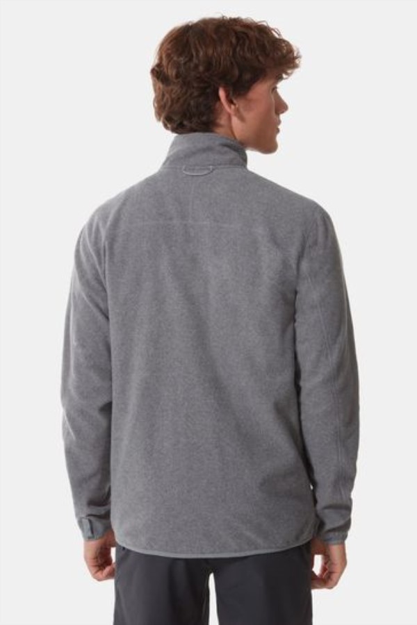 Glacier Full Zip Fleece אפור החזית הצפונית