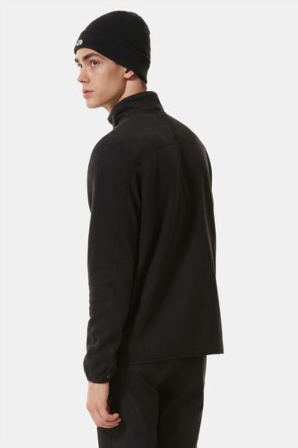 Glacier Full Zip פליס הפנים הצפוני שחור