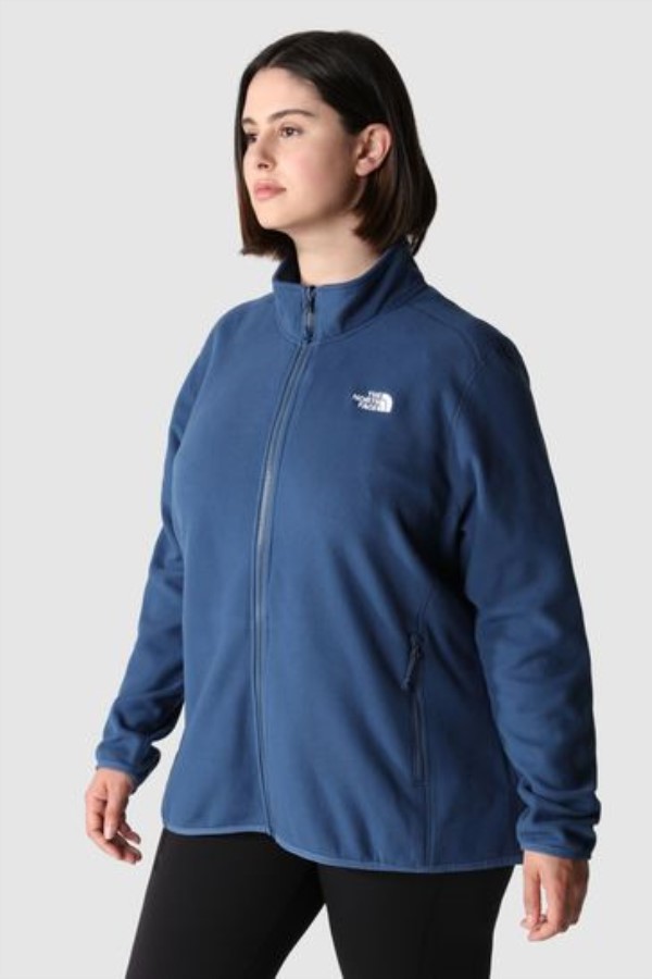 פלוס סייז Blue Glacier Full Zip Fleece החזית הצפונית