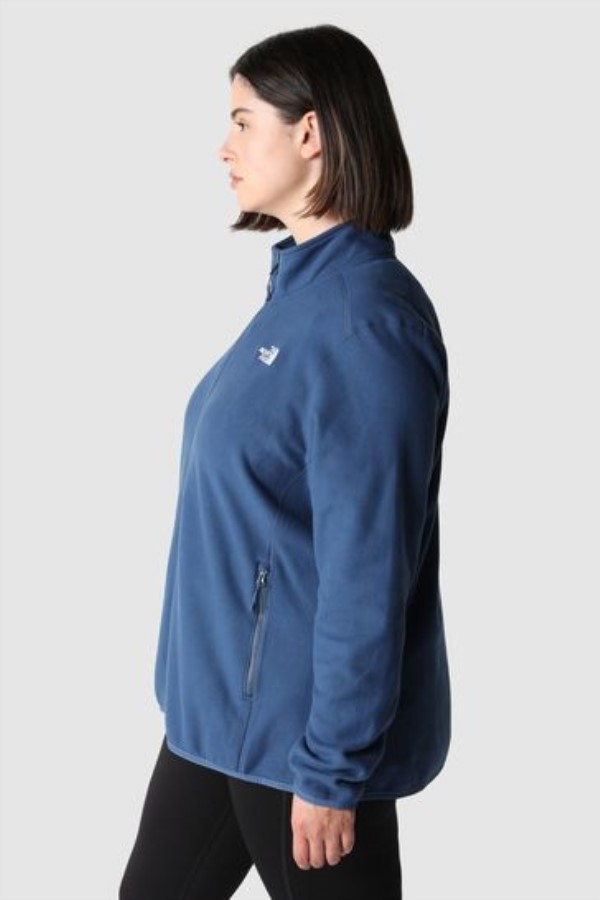 פלוס סייז Blue Glacier Full Zip Fleece החזית הצפונית