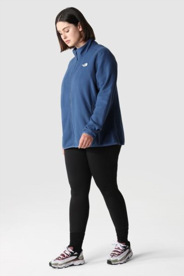 פלוס סייז Blue Glacier Full Zip Fleece החזית הצפונית