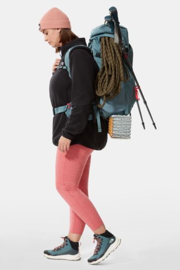 פלוס סייז קרחון שחור מלא רוכסן פליס החזית הצפונית