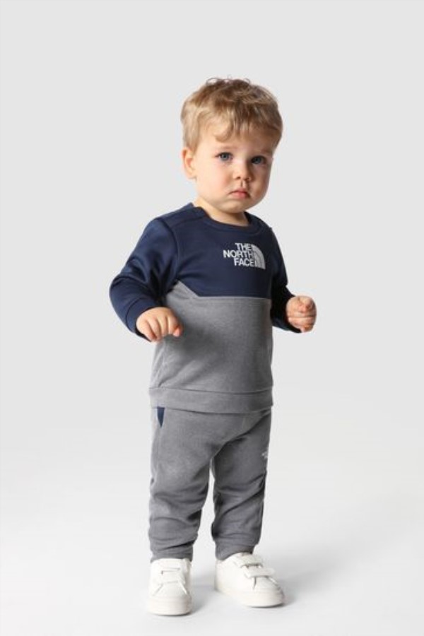 סט צוות ה-North Face בייבי כחול