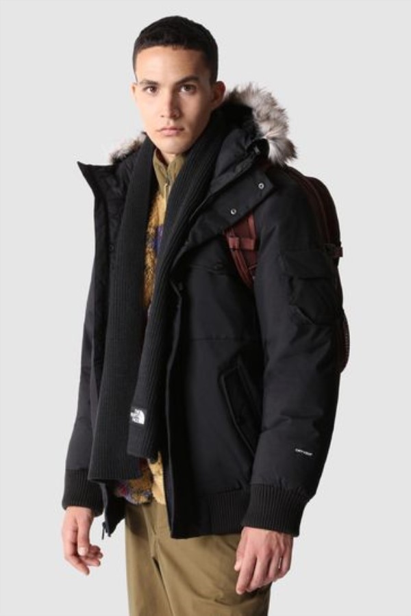 The North Face תיבת לוגו צעיף שחור