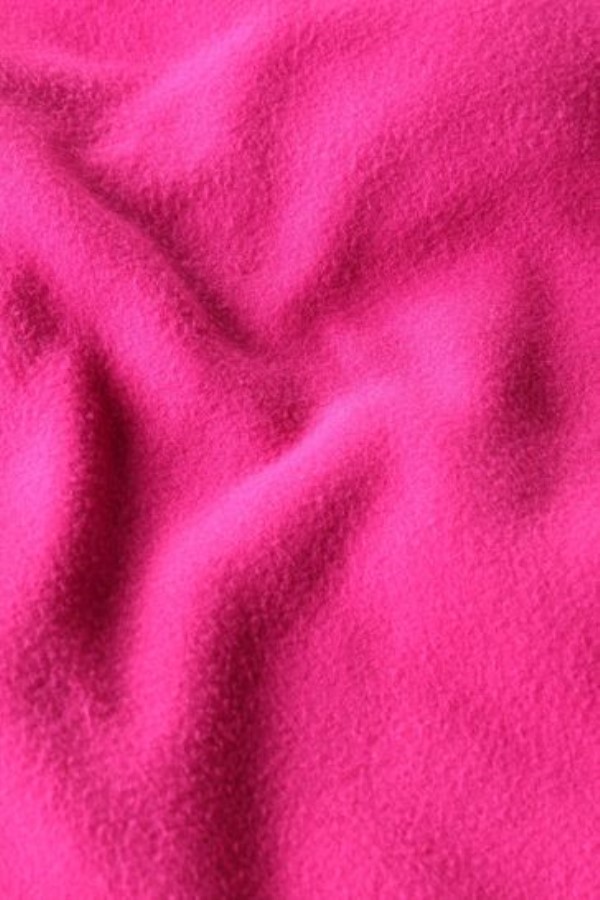 גיזת קרחון ורודה עם רוכסן מלא