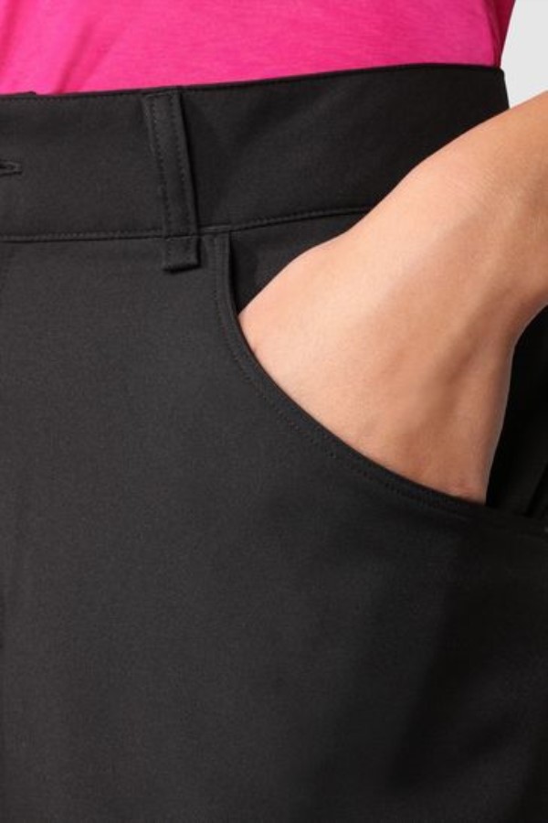 החזית הצפונית לנשים או מכנסיים שחורים עגולים