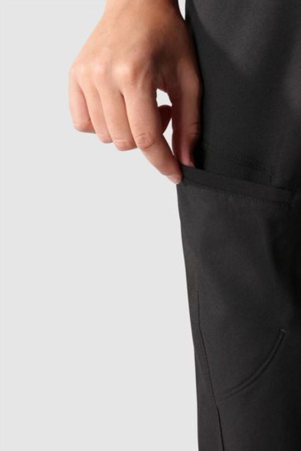 החזית הצפונית לנשים או מכנסיים שחורים עגולים