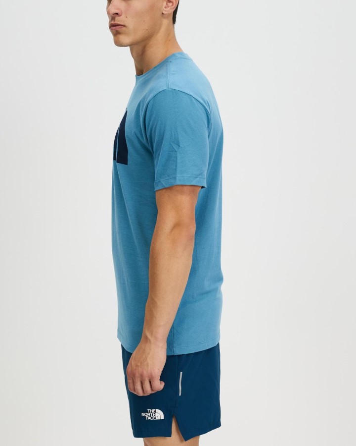 חצי כיפה Ss טי הצפון פנים סערה כחולה