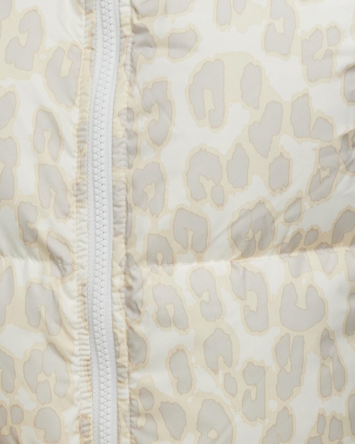 מעיל קצר אפור Nuptse החזית הצפונית