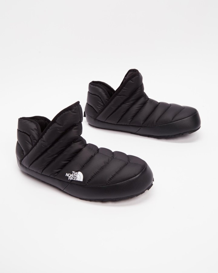 The North Face Thermoball Traction Bootie גברים שחור ולבן