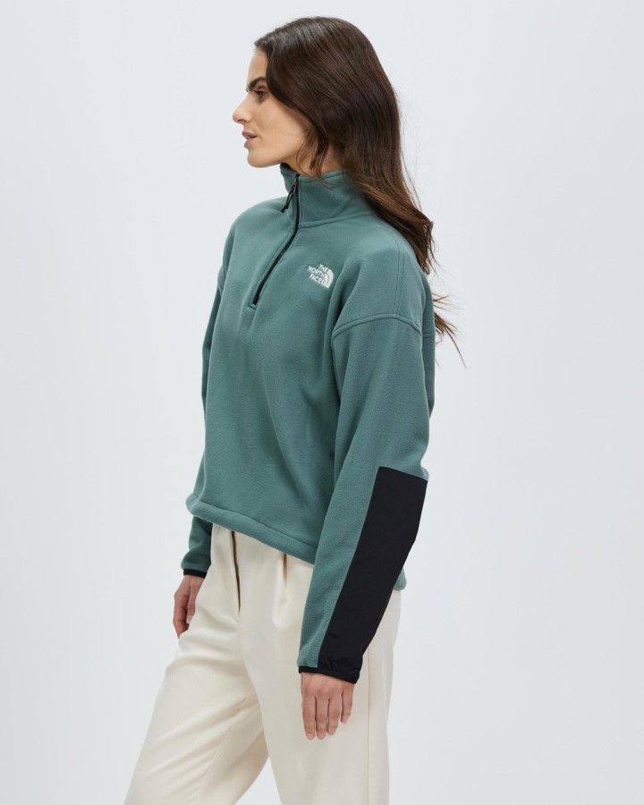 Tka Kataka 1/4 צמר Zip בלסם ירוק