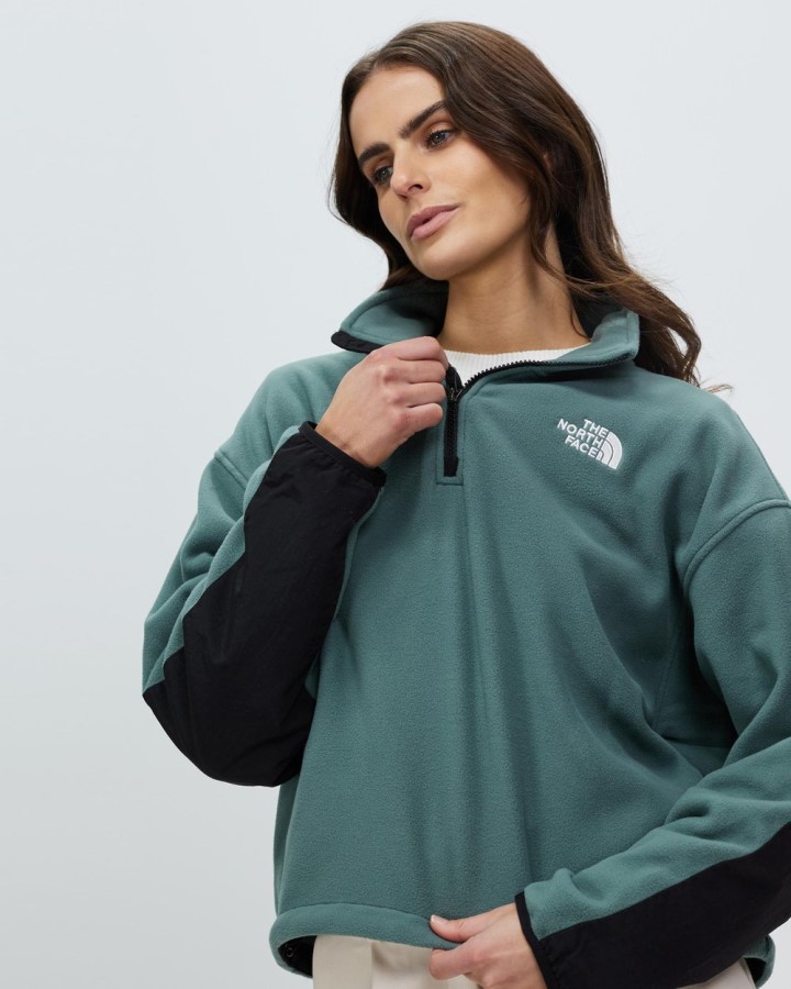 Tka Kataka 1/4 צמר Zip בלסם ירוק