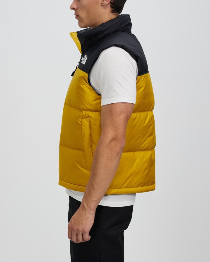 1996 אפוד נפטס רטרו הצפון פנים Arrowwood צהוב