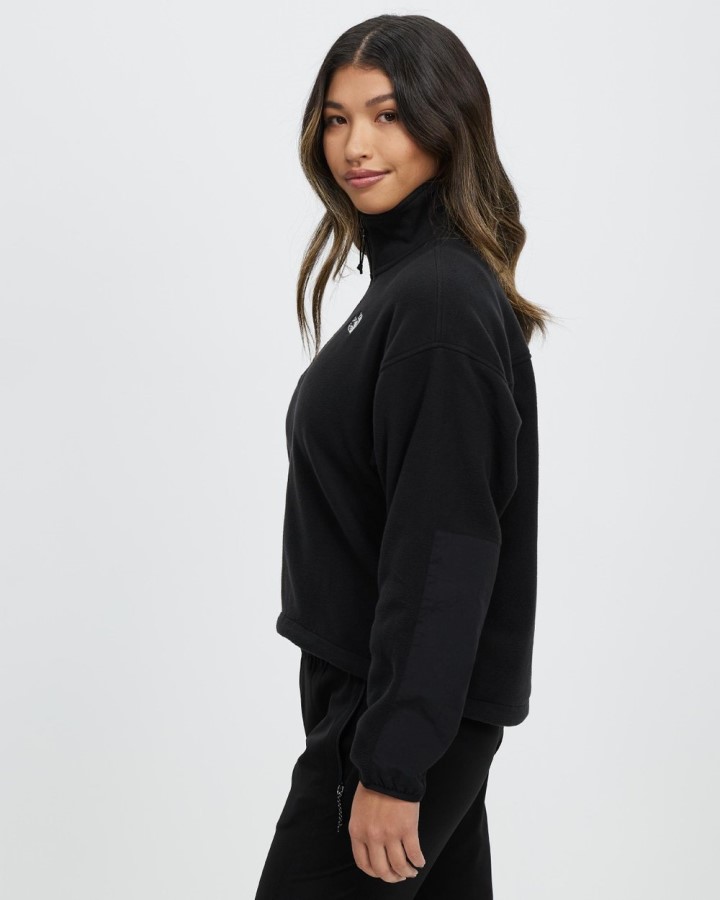 Black The North Face Tka Kataka 1/4 פליס רוכסן