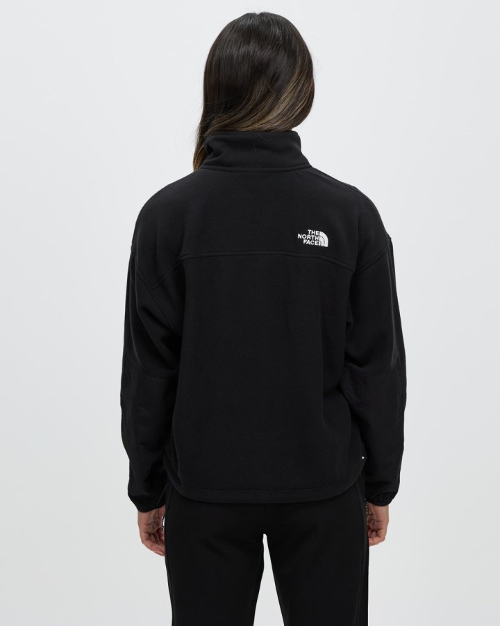 Black The North Face Tka Kataka 1/4 פליס רוכסן