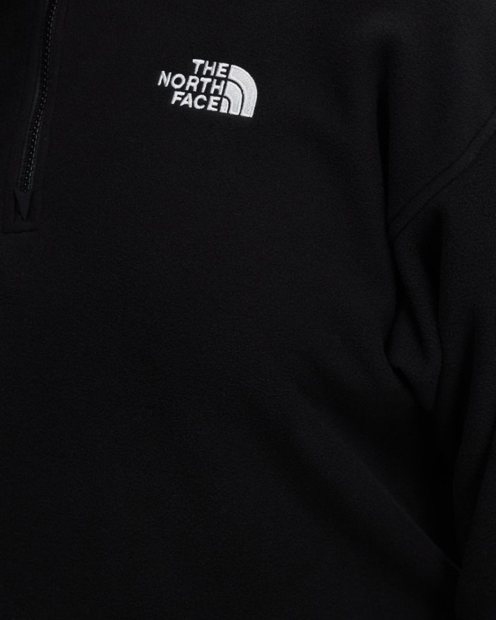 Black The North Face Tka Kataka 1/4 פליס רוכסן