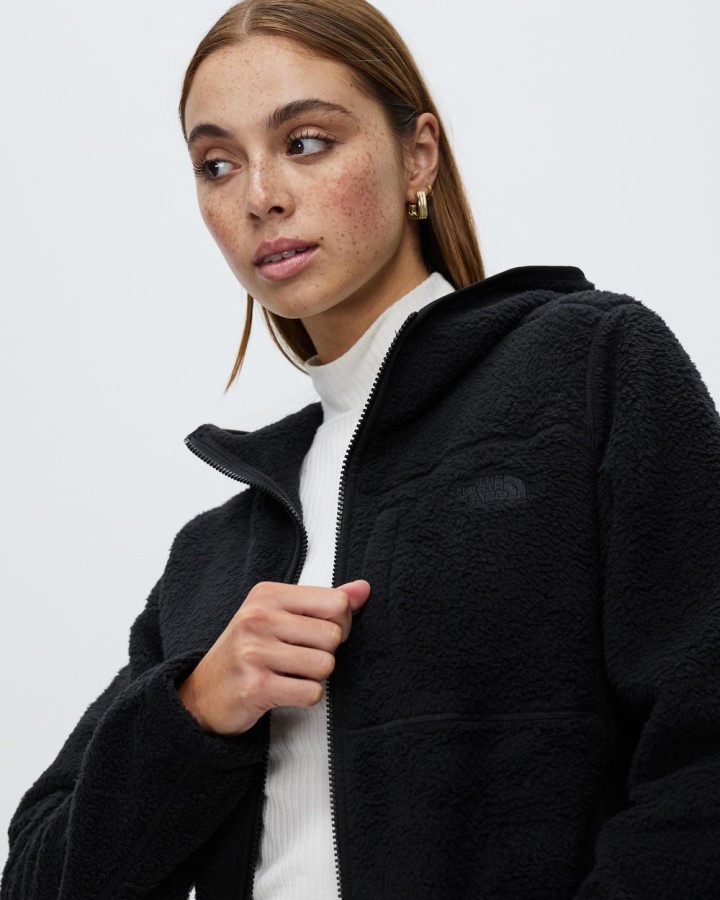 קפוצ\'ון קפוצ\'ון צמר פליסה Dunraven שחור ה-North Face