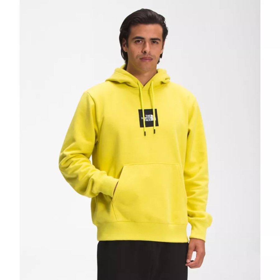 אסיד צהוב ה-North Face קפוצ'ון קופסא במשקל כבד לגברים