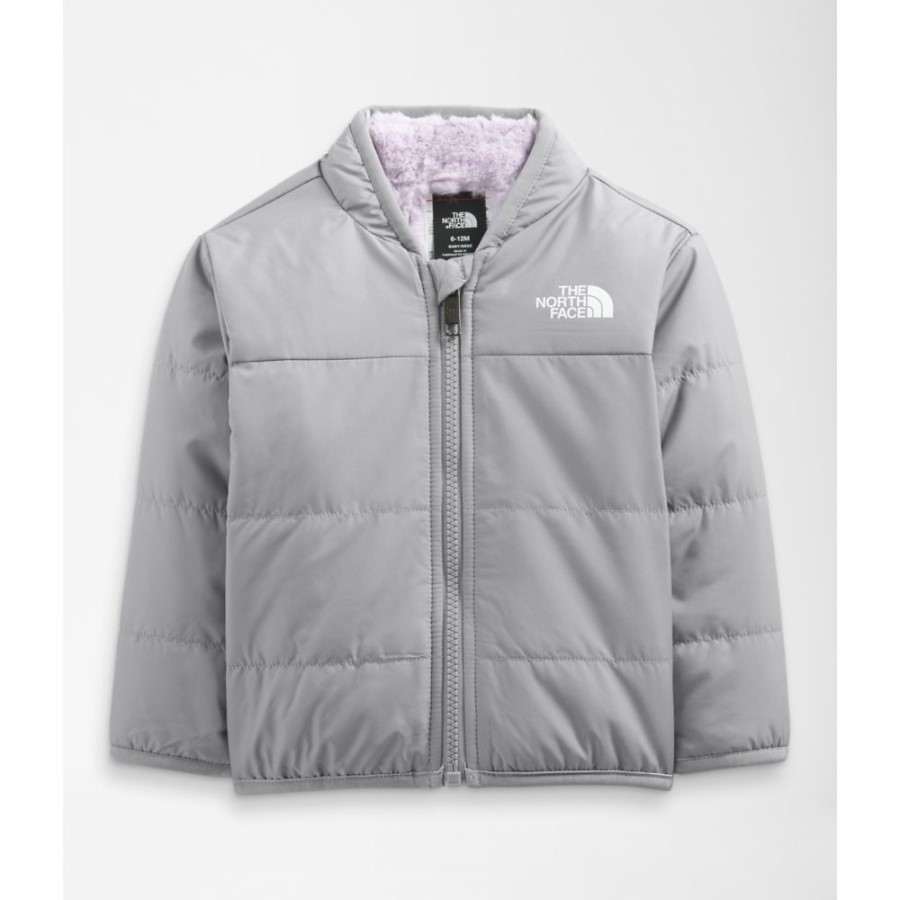 ז'קט מוסבאד הפיך לתינוק אפור