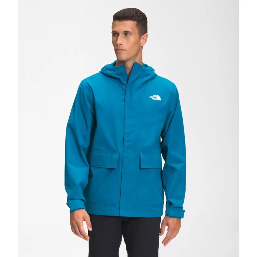 באנף כחול גברים ברוש ​​מעיל גשם הצפון פנים