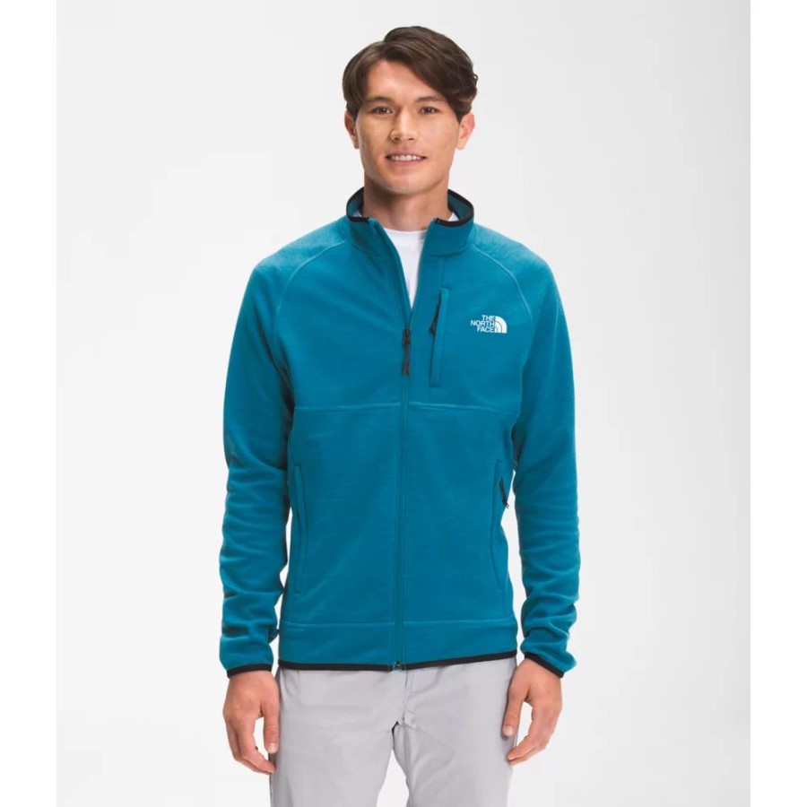 Banff Blue The North Face גברים Canyonlands מעיל רוכסן מלא