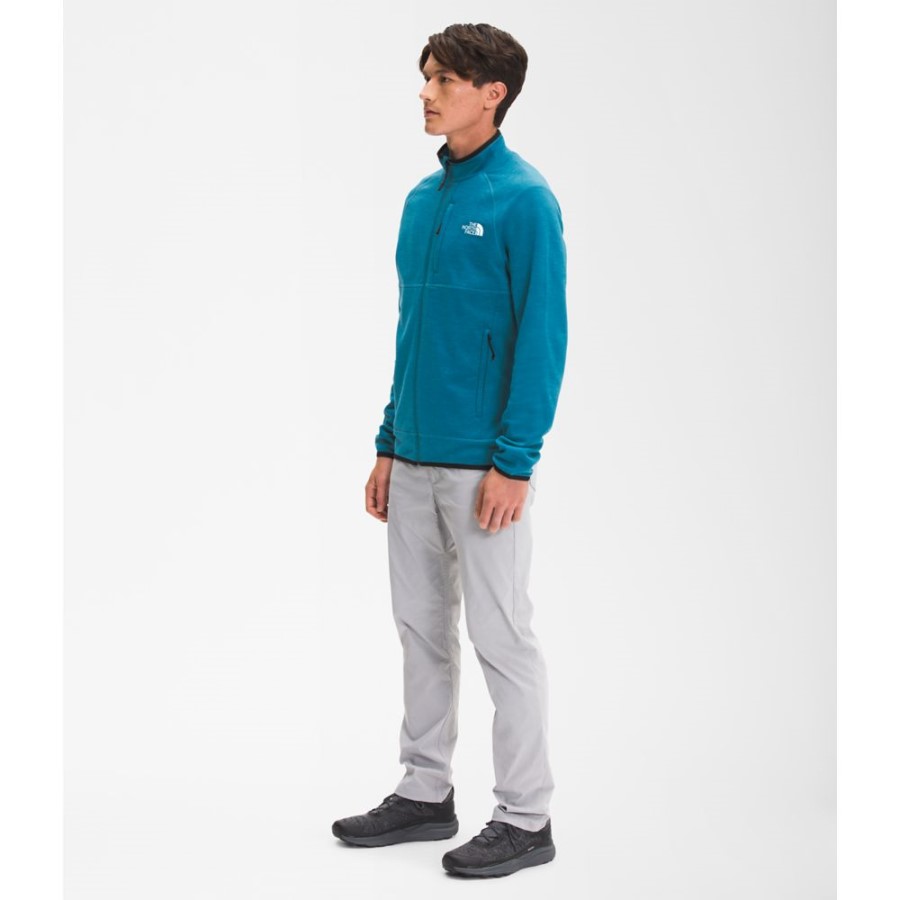 Banff Blue The North Face גברים Canyonlands מעיל רוכסן מלא