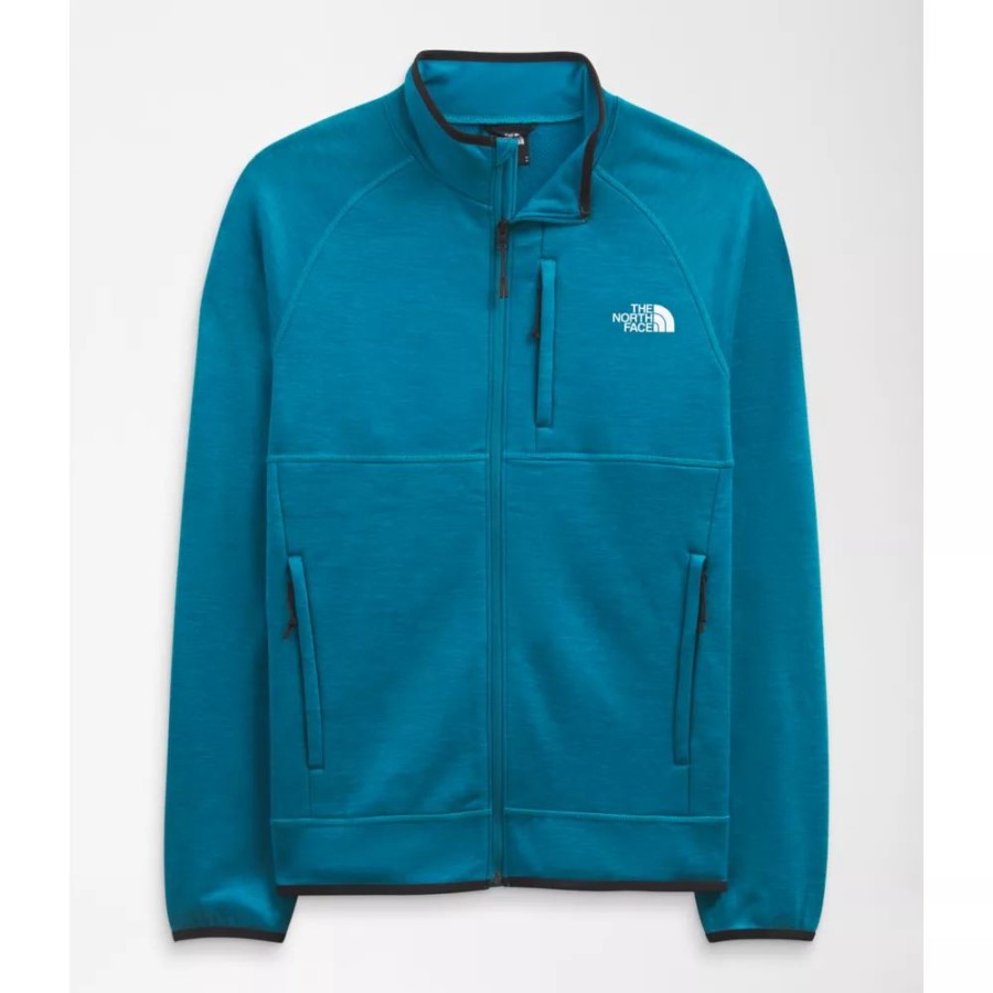 Banff Blue The North Face גברים Canyonlands מעיל רוכסן מלא