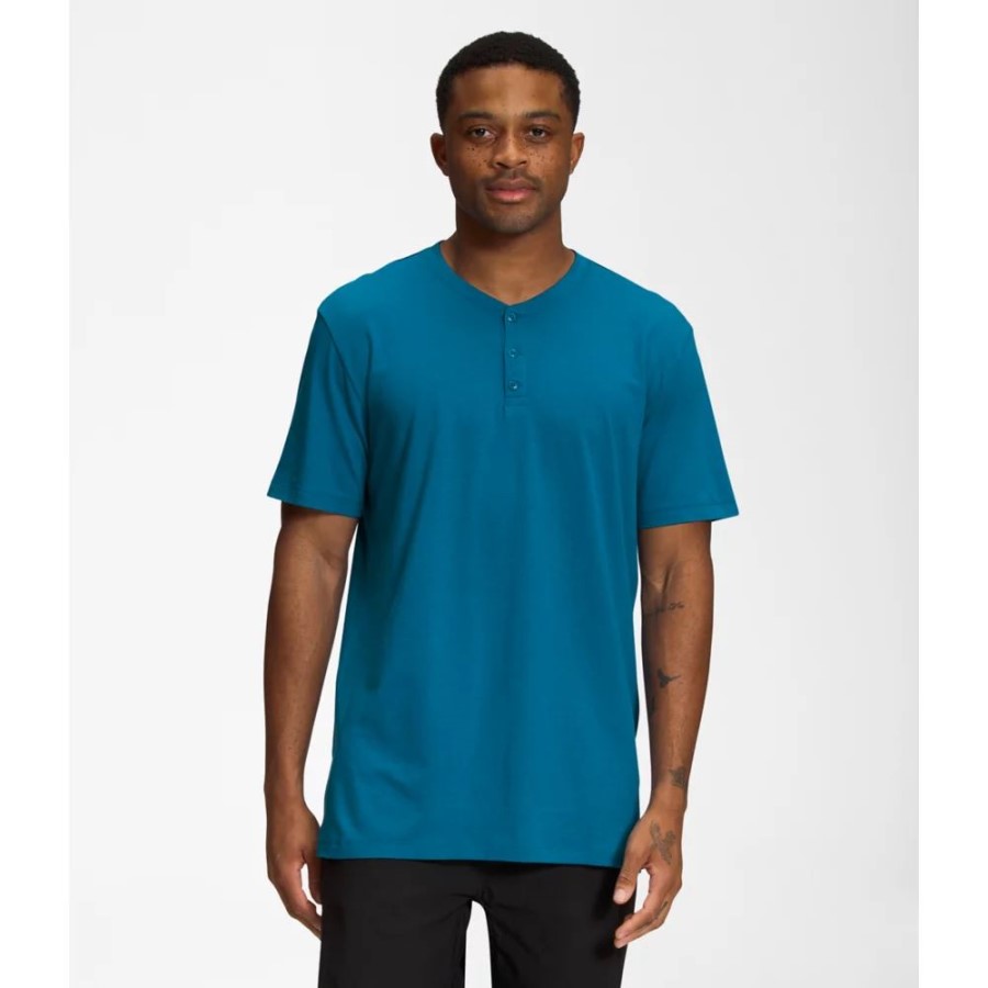 Banff Blue The North Face גברים שטח שרוול קצר הנלי