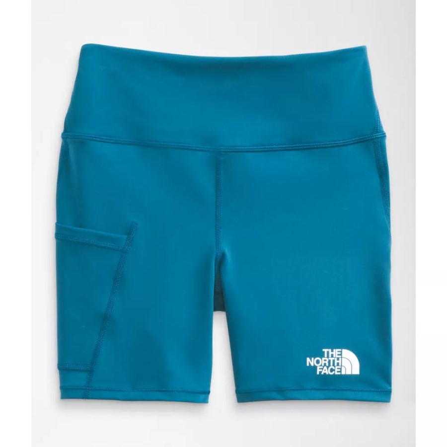 Banff Blue The North Face נשים Movmynt 5 מכנסיים קצרים צמודים
