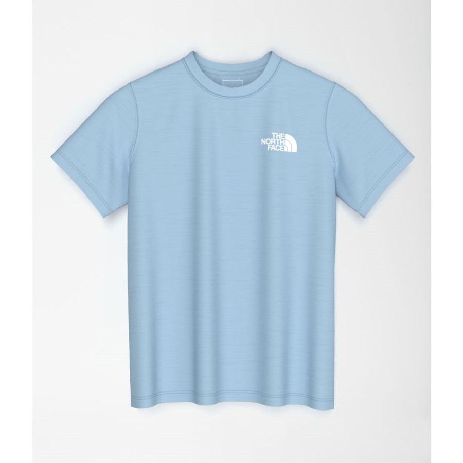 Beta Blue The North Face נשים תיבת שרוולים קצרים Nse טי