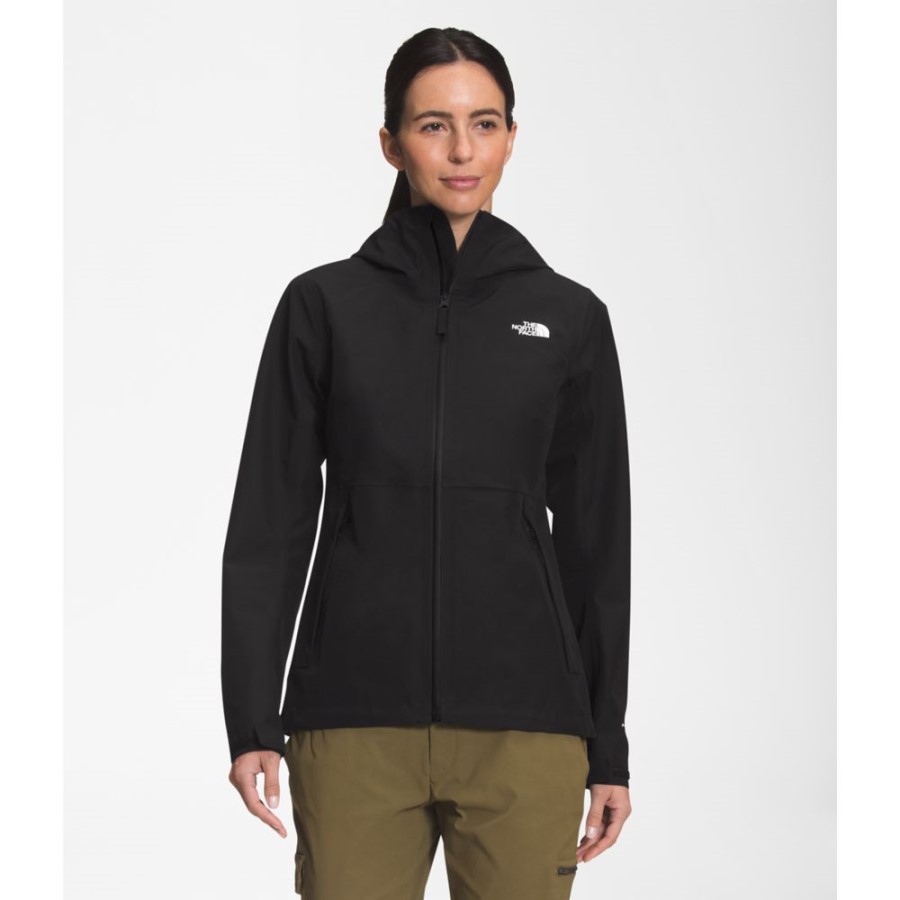 Black The North Face נשים Dryzzle מעיל עתיד
