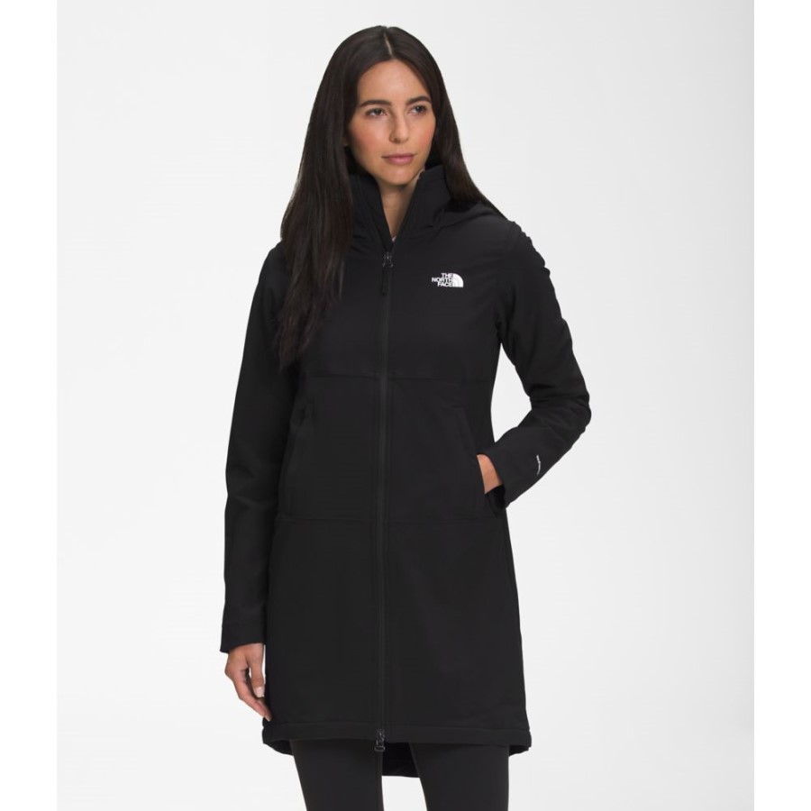 Black The North Face נשים Shelbe Raschel פרקה באורך עם ברדס