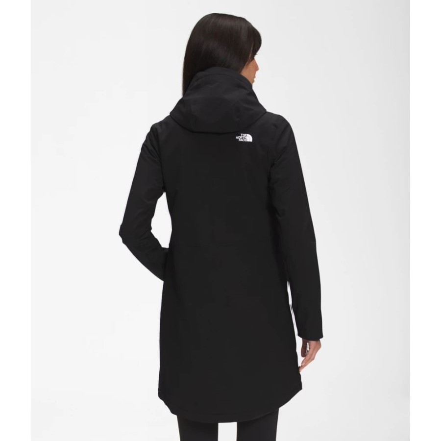 Black The North Face נשים Shelbe Raschel פרקה באורך עם ברדס