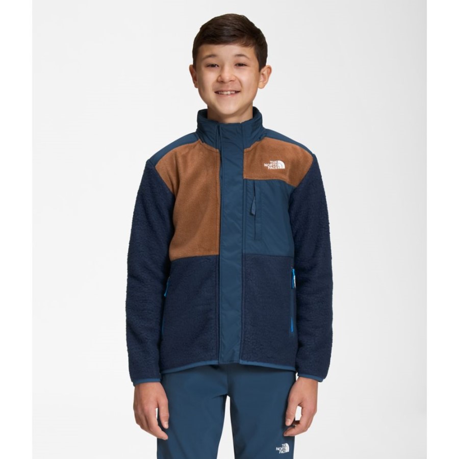 Boys Forrest מעיל צמר מאשאפ The North Face Summit Navy