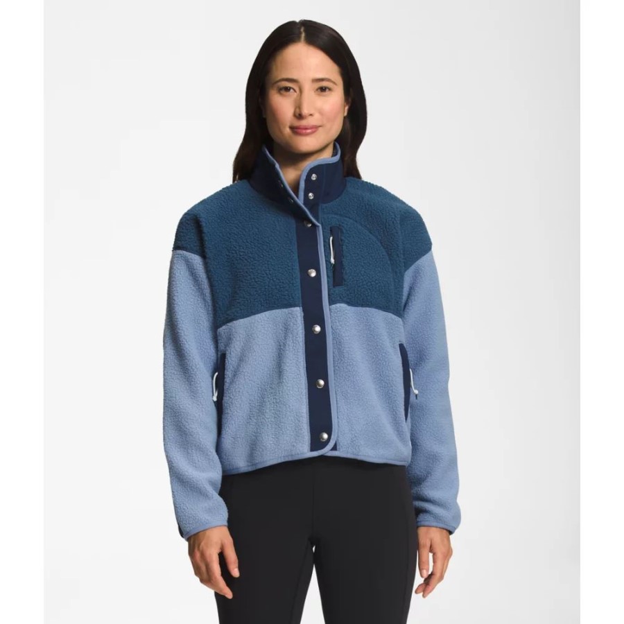 מעיל פולק כחול The North Face נשים מעיל צמר Cragmont