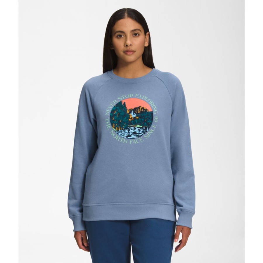 Folk Blue The North Face נשים צוות הזרקה גרפית