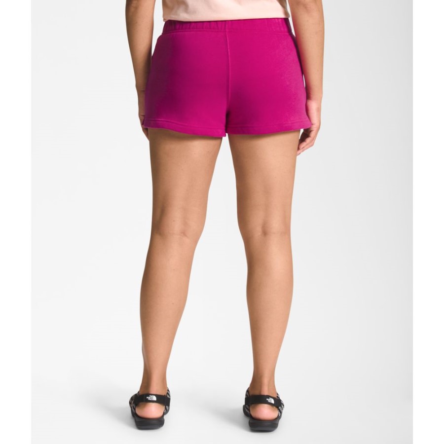 Fuschia ורוד נשים לוגו חצי כיפה 3 מכנסיים קצרים את החזית הצפונית