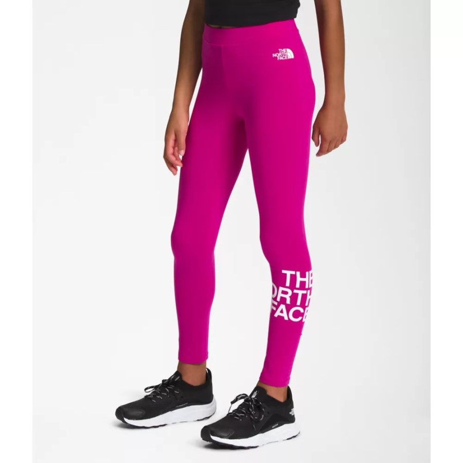 בנות לוגו כותנה פוסקיה ורוד הפנים הצפוני