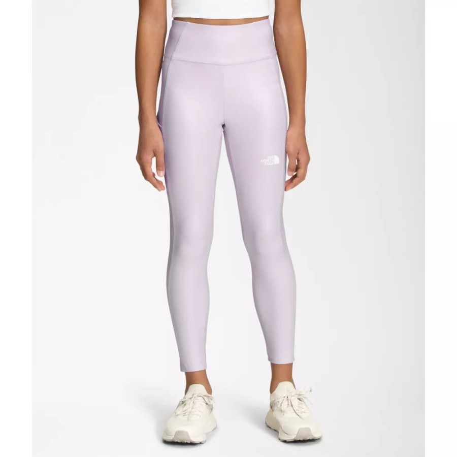 בנות מודפס אף פעם לא מפסיק גרביונים לבנדר ערפל את הפנים הצפוני