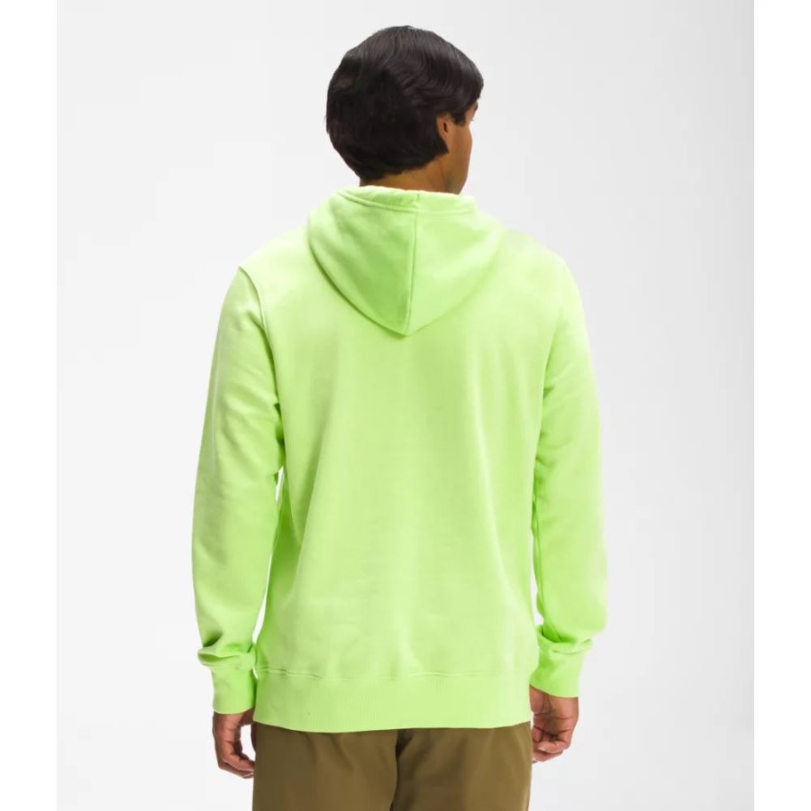 Green The North Face גברים חצי כיפה סוודר קפוצ\'ון
