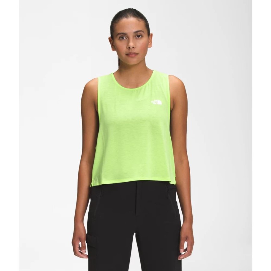 Green The North Face נשים נודדות Crossback Tank