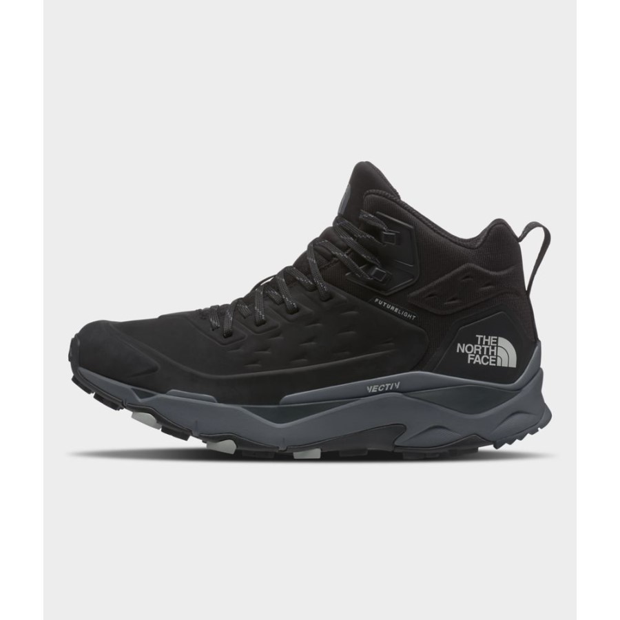 מגפי עור אפור ה-North Face Vectiv Exploris Mid Futurelight