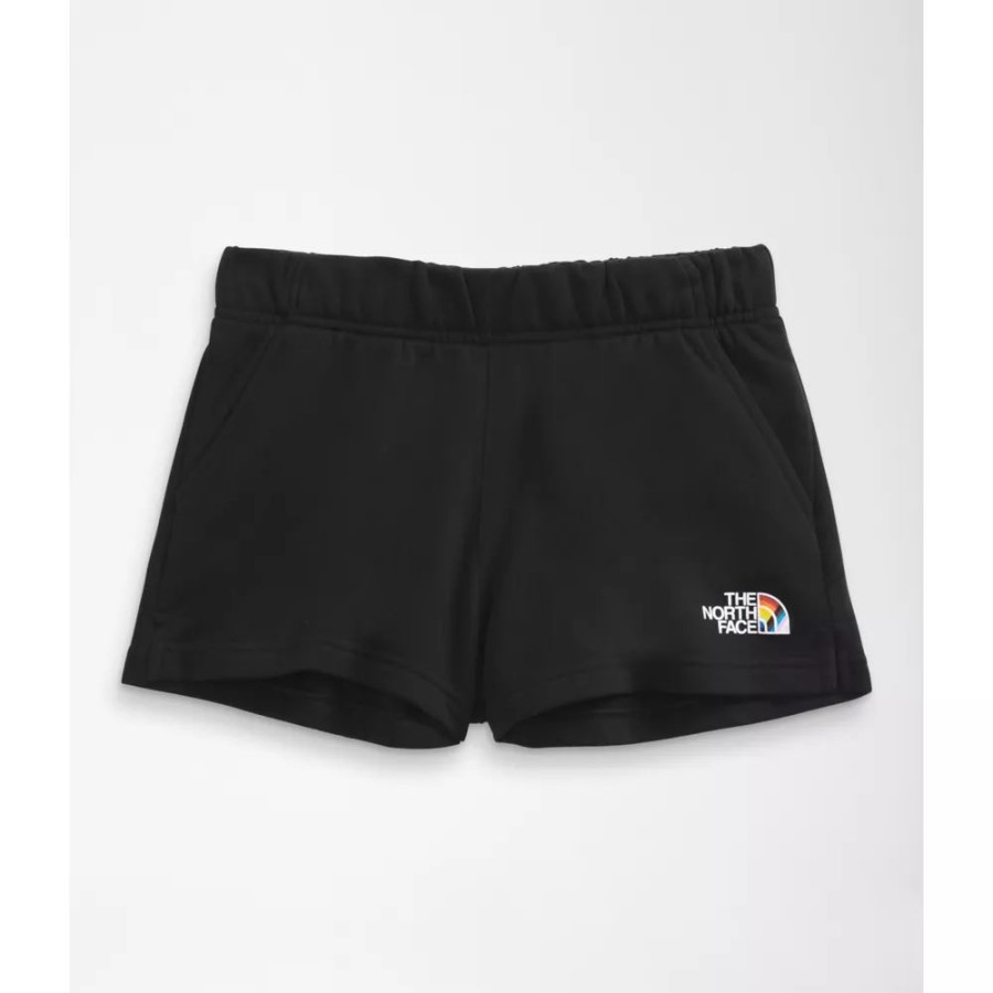 נשים אפור חצי כיפה לוגו 3 מכנסיים קצרים את החזית הצפונית